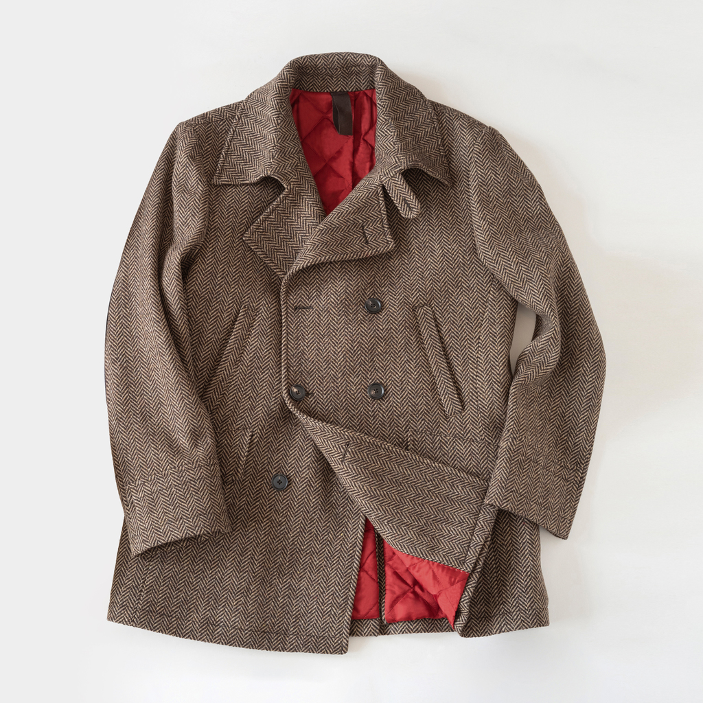 Pea Coat Fischgrät Gr. 48