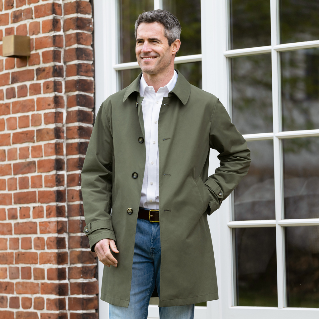 Leichter Regenmantel von Risby & Leckonfield Leichter Regenmantel von Risby & Leckonfield