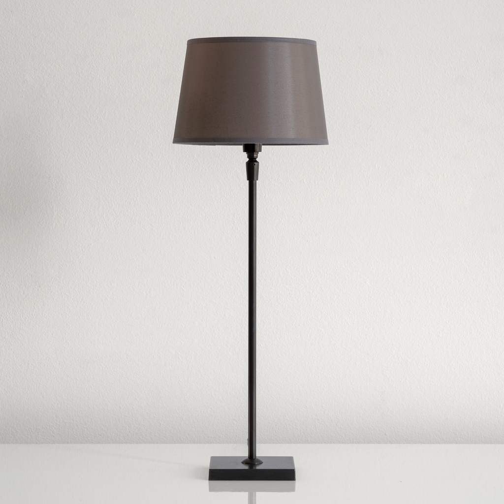 Casadisagne Tischlampe Schwarz Bisac Stone