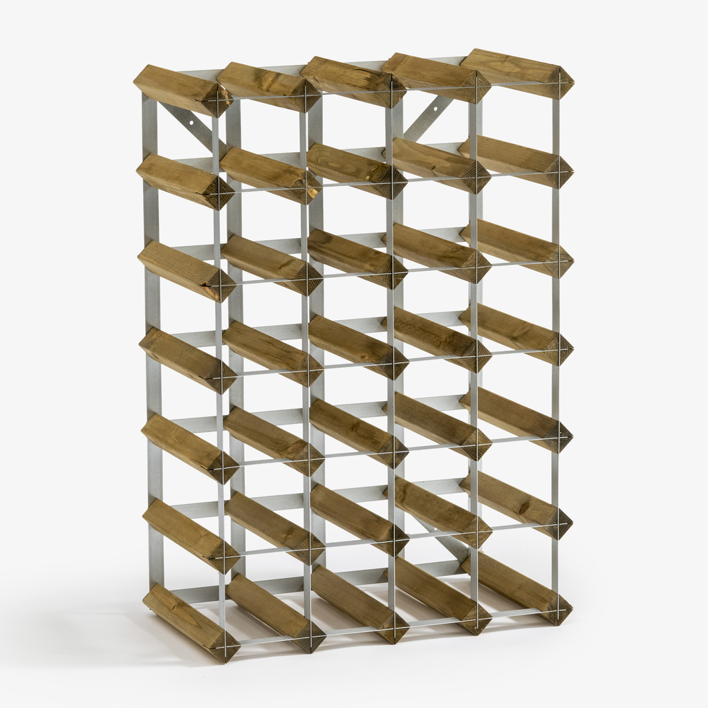 Weinregal 30 Flaschen hell Weinregal 30 Flaschen hell