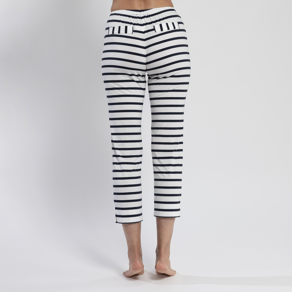 Sunday in Bed X Torquato Pyjamahose Pure Weiß/Midnight S - 3