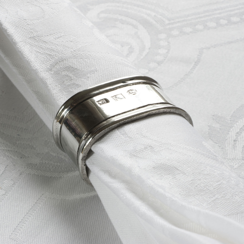 Zinn-Serviettenring oval Zinn-Serviettenring oval