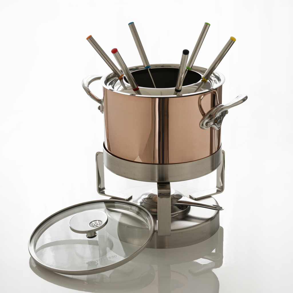 Mauviel Fondue Set Kupfer Mauviel Fondue Set Kupfer