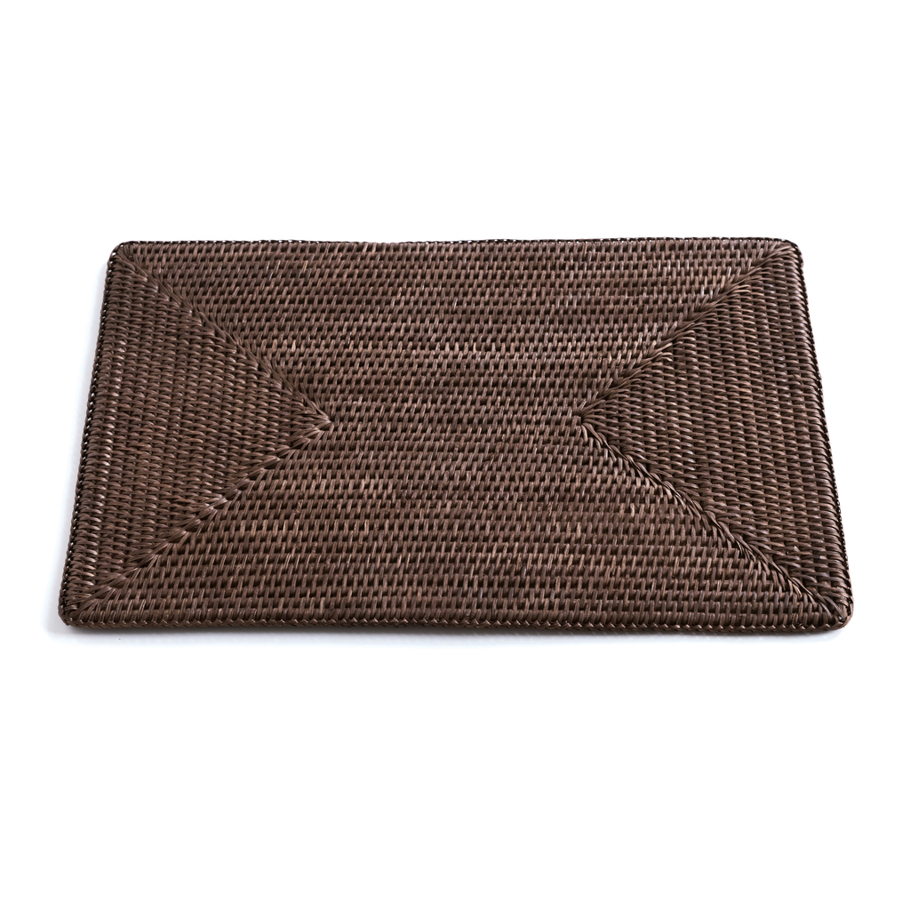 Tischset Rattan Dunkel Tischset Rattan Dunkel