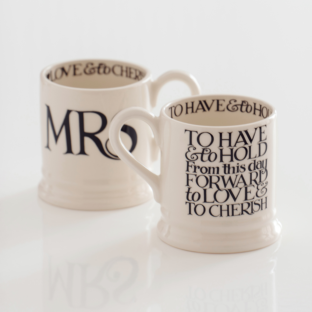 Emma Bridgewater Mugs 2er-Set Mr & Mr - 2