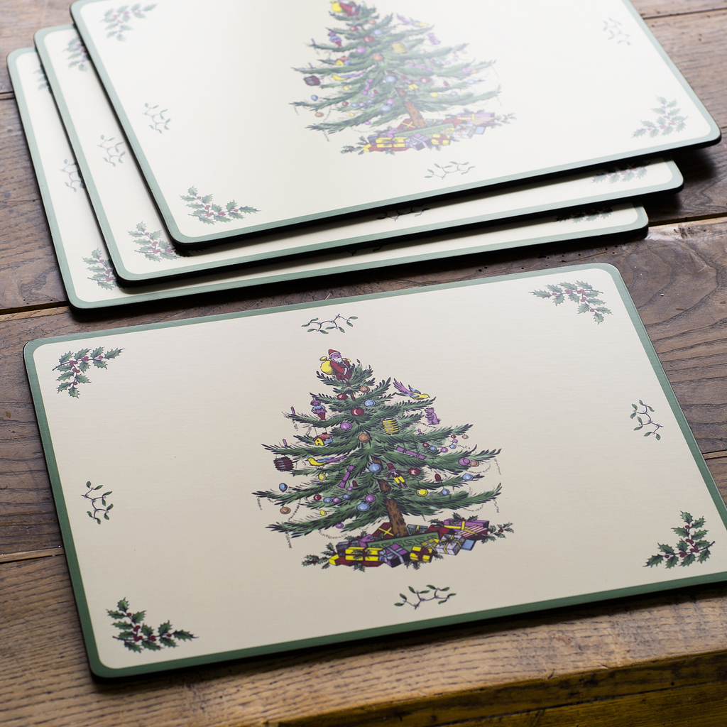 Pimpernel Christmas-Tree Tischsets 4er-Set