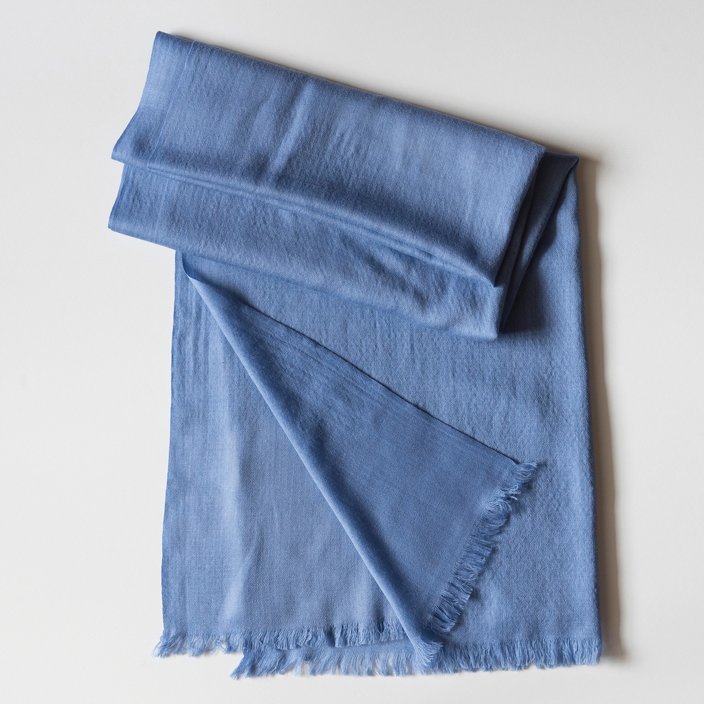 Kashmir Loom Wollschal Periwinkle Kashmir Loom Wollschal Periwinkle