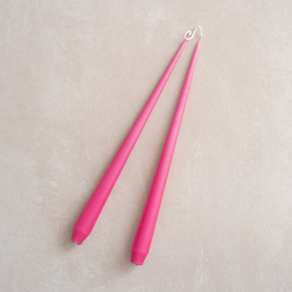 Ester & Erik Spitzkerzen Pink 4er-Set