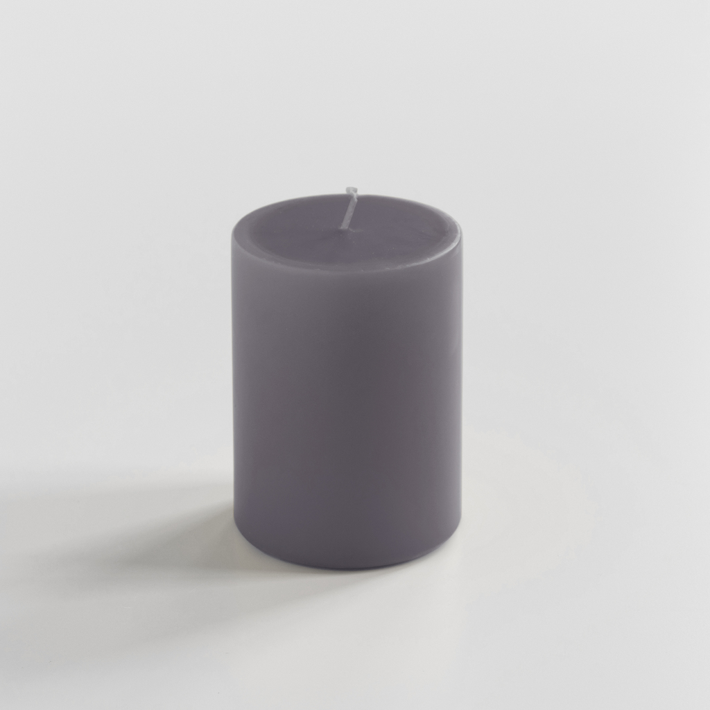 Ester & Erik Stumpenkerze 10 cm Ø 6 cm Dark Zinc Grey