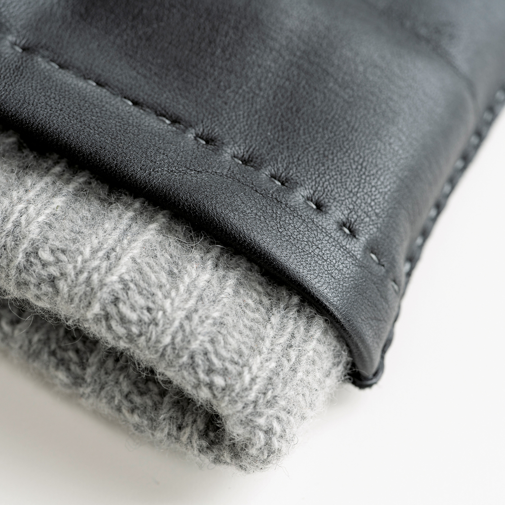 Herrenhandschuhe aus Hirschleder mit Stulpe - 4