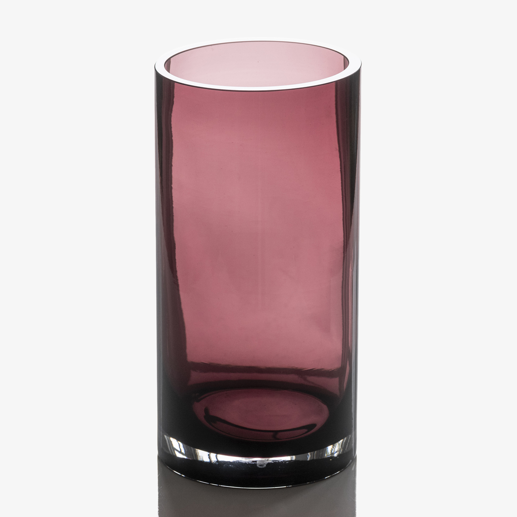 Vase Rondo 24 cm Weinrot