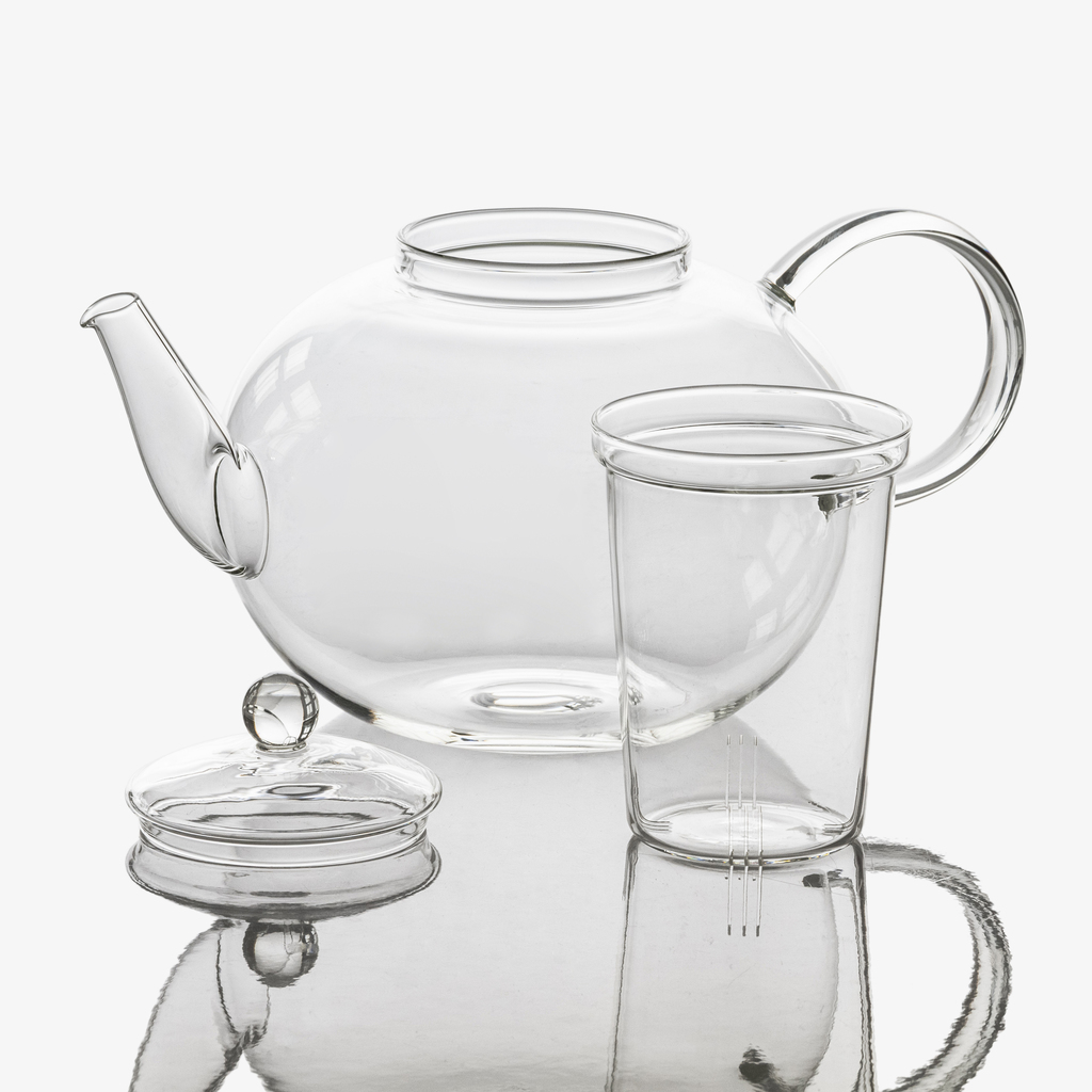 Teekanne Borosilikatglas