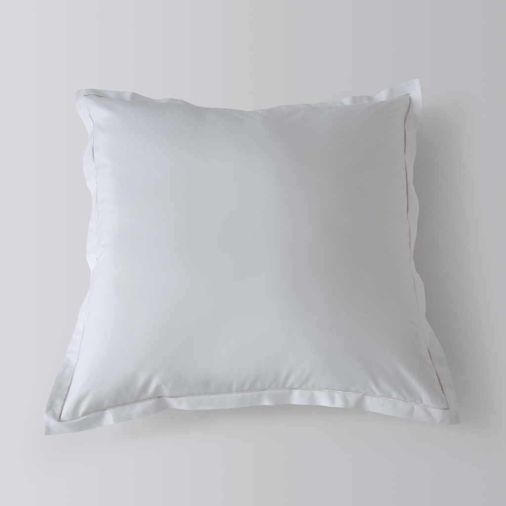 Baumwollsatinbettwäsche Nyx Perlweiß 80 x 80 cm Baumwollsatinbettwäsche Nyx Perlweiß 80 x 80 cm