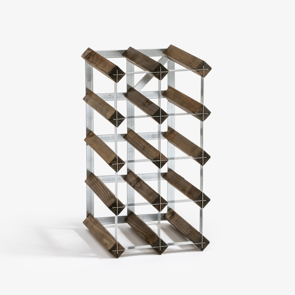 Weinregal 12 Flaschen dunkel