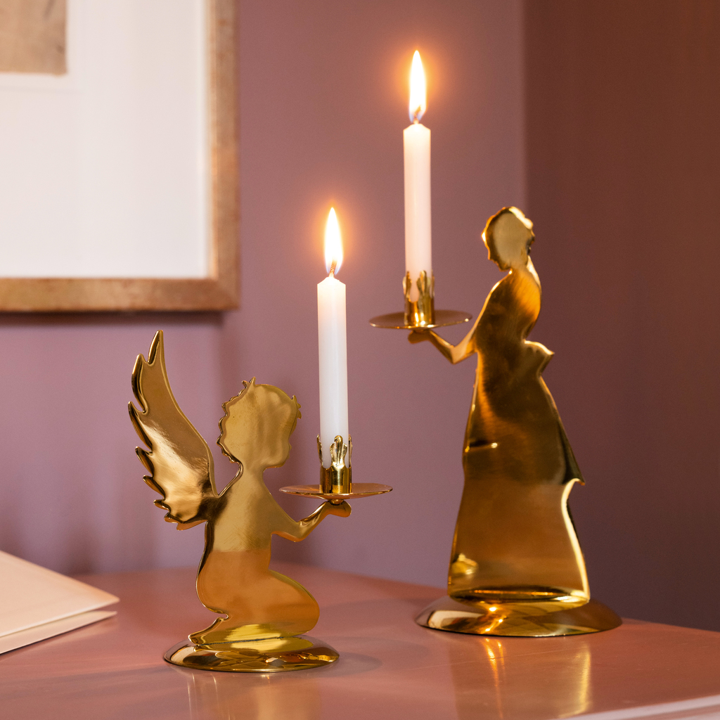 Kerzenleuchter aus Messing Putto - 3 Kerzenleuchter aus Messing Putto - 3