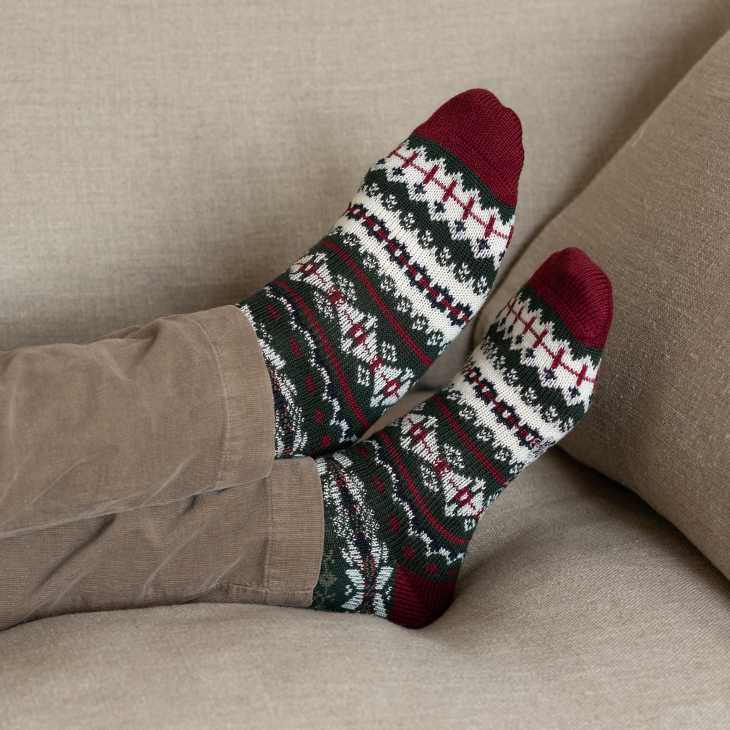 Corgi Socken Fair-Isle-Muster - 2 Corgi Socken Fair-Isle-Muster - 2