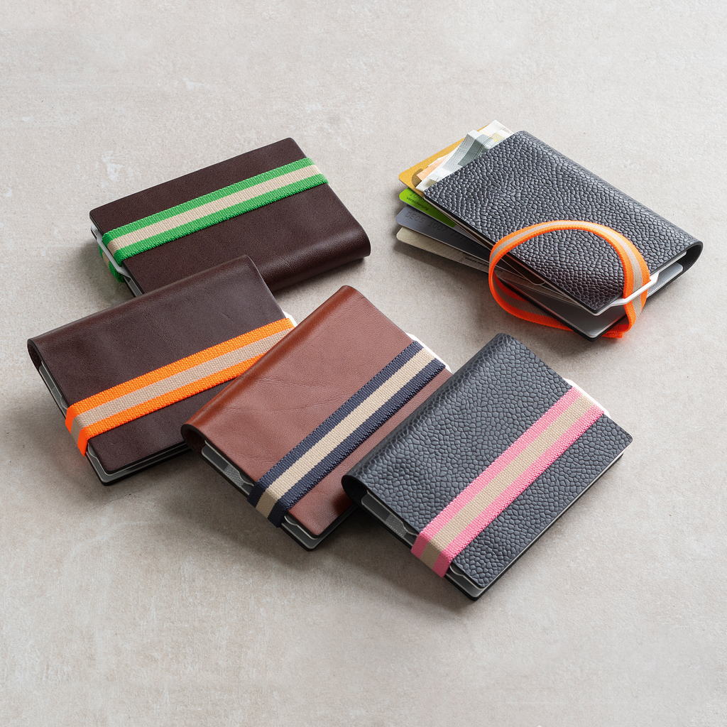 Q7 Wallet Smooth Brown/Green - 2