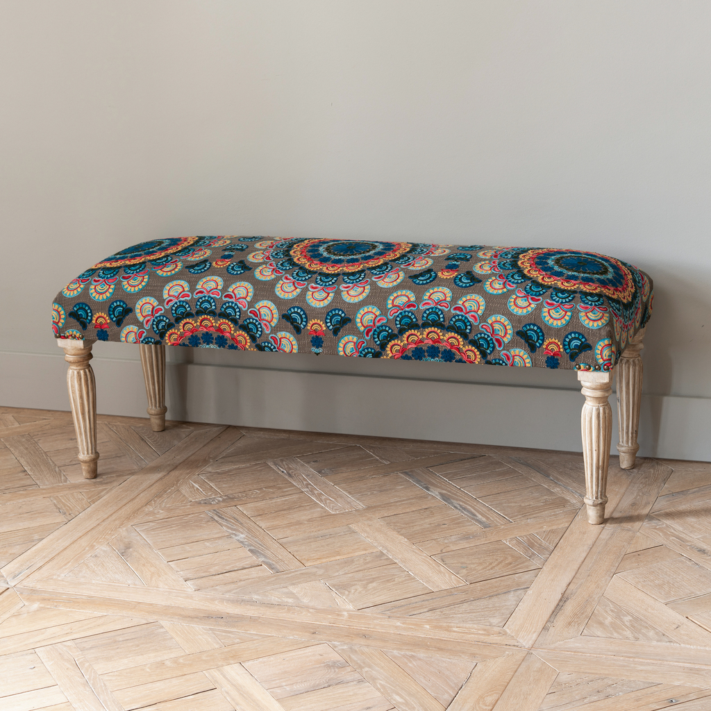 Sitzbank Footstool Suzani
