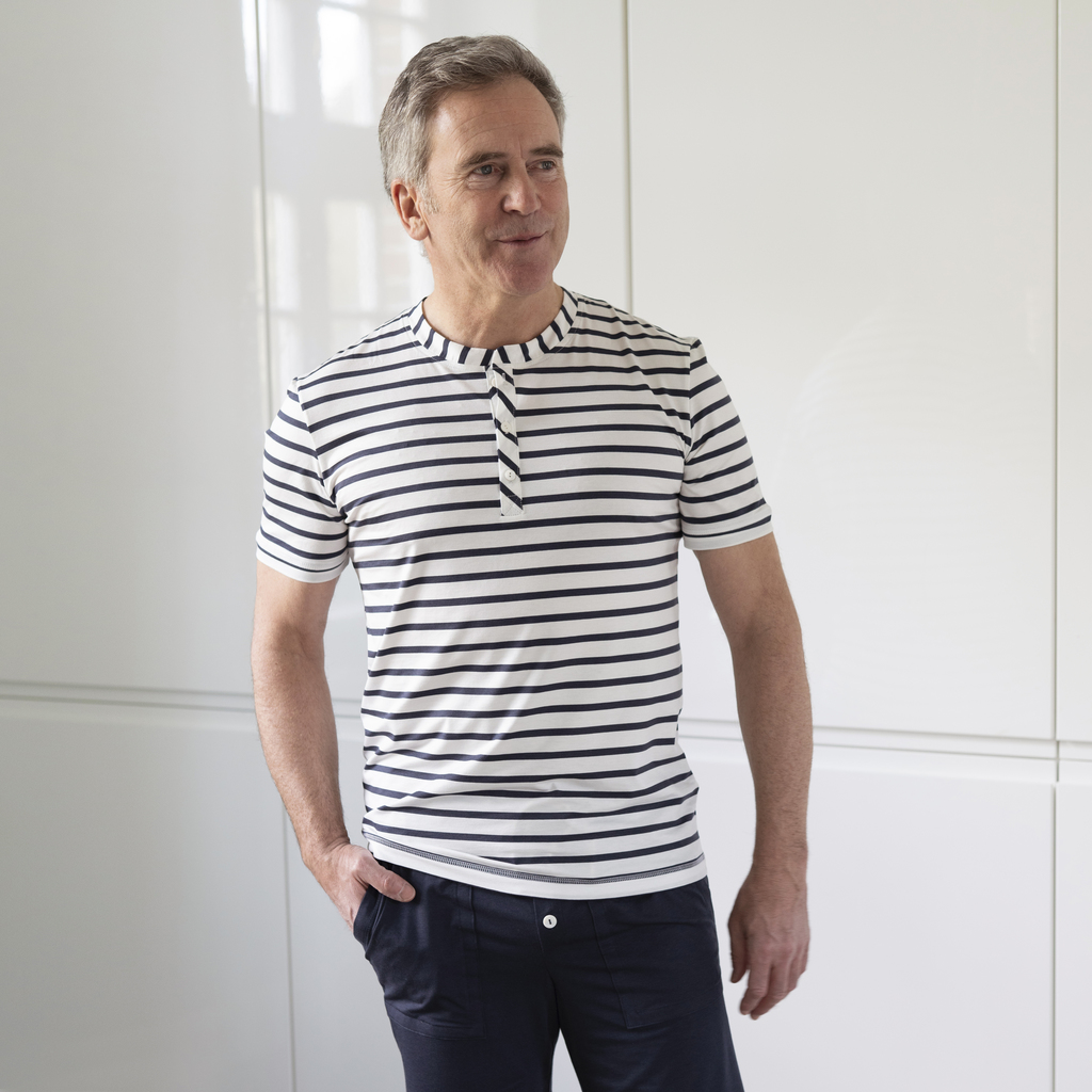 Sunday in Bed X Torquato Pyjamashirt John gestreift L Sunday in Bed X Torquato Pyjamashirt John gestreift L