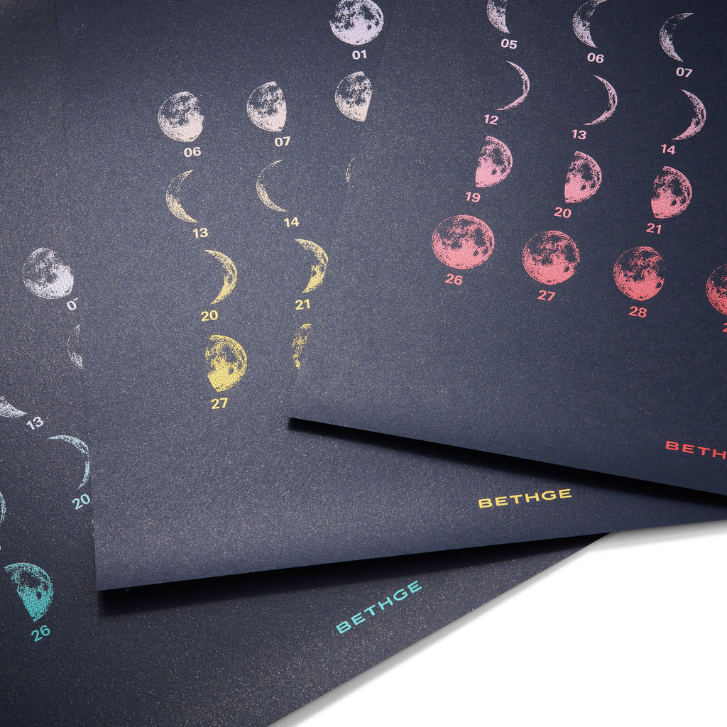 BETHGE Mondphasen-Wandkalender 2027