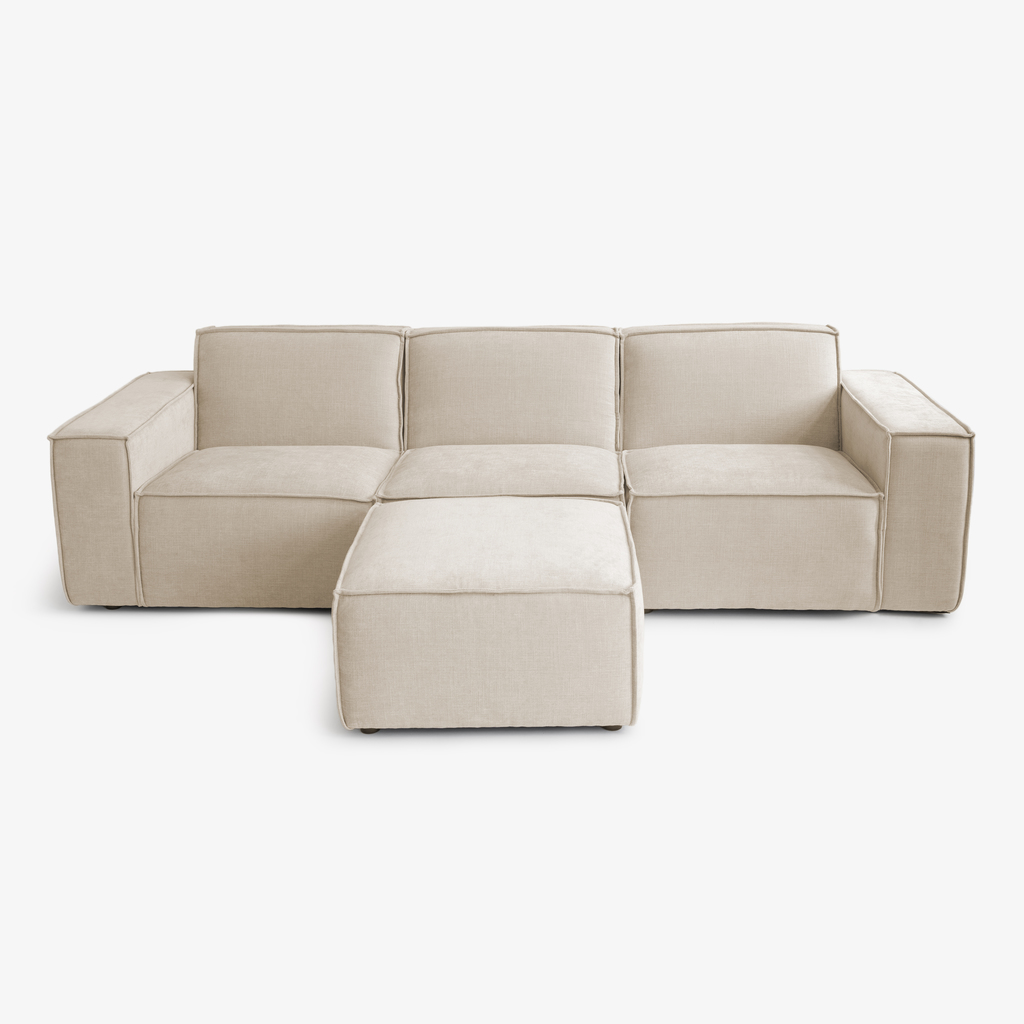 Modulares Sofa Estrade 4-Sitzer Sand