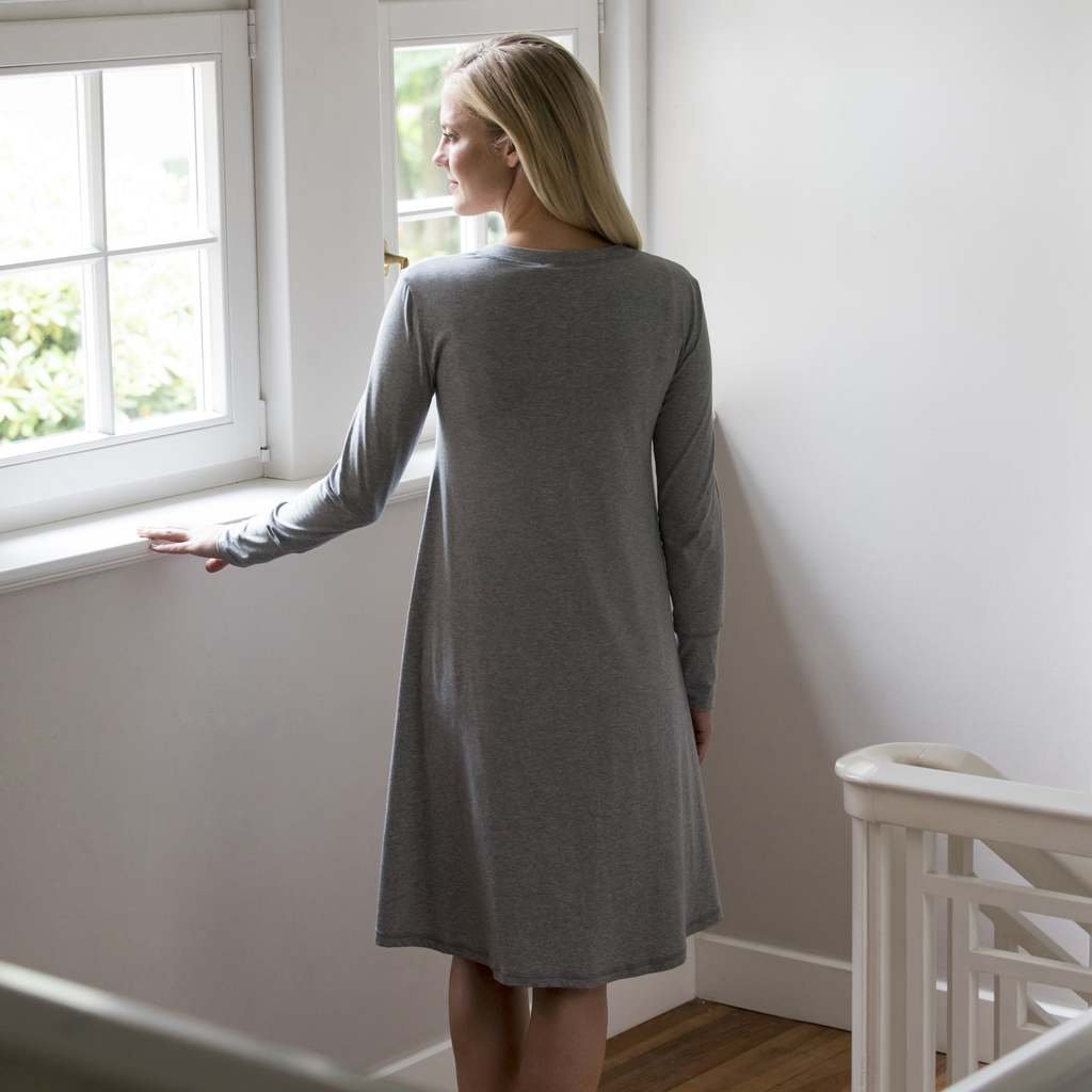 Sunday in Bed X Torquato Nachthemd Lilly Grau L - 2 Sunday in Bed X Torquato Nachthemd Lilly Grau L - 2