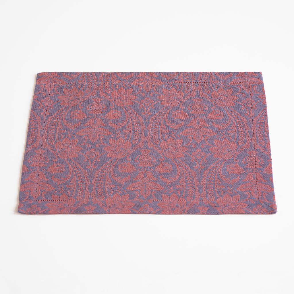 Donna di Coppe Tischset 40 x 50 cm Lachs/Blau Donna di Coppe Tischset 40 x 50 cm Lachs/Blau