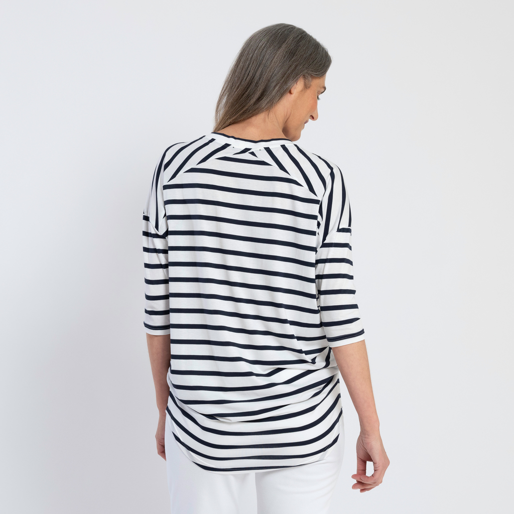 Sunday in Bed X Torquato Pyjamashirt Hazel Weiß/Midnight S - 4