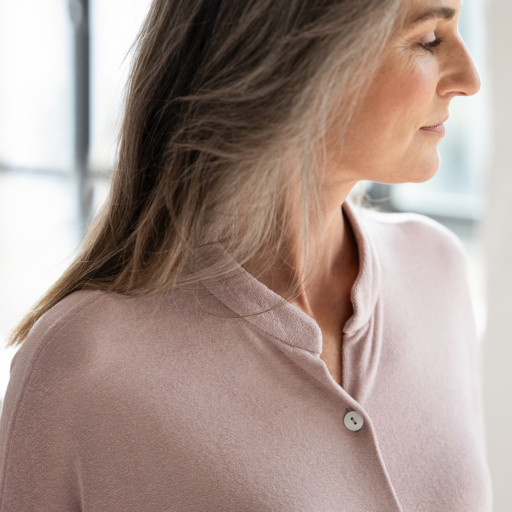 Sunday in Bed X Torquato Kleid Rania Frottee Powder M - 5 Sunday in Bed X Torquato Kleid Rania Frottee Powder M - 5