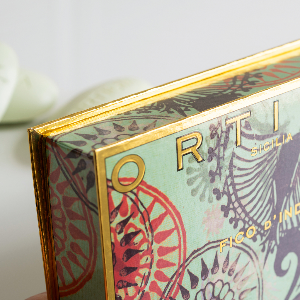 Ortigia Sicilia Fico dIndia Olivenölseife (3 Stück) - 2 Ortigia Sicilia Fico dIndia Olivenölseife (3 Stück) - 2