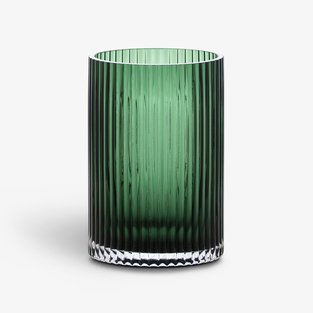 Vase Cannella 21 cm Flaschengrün