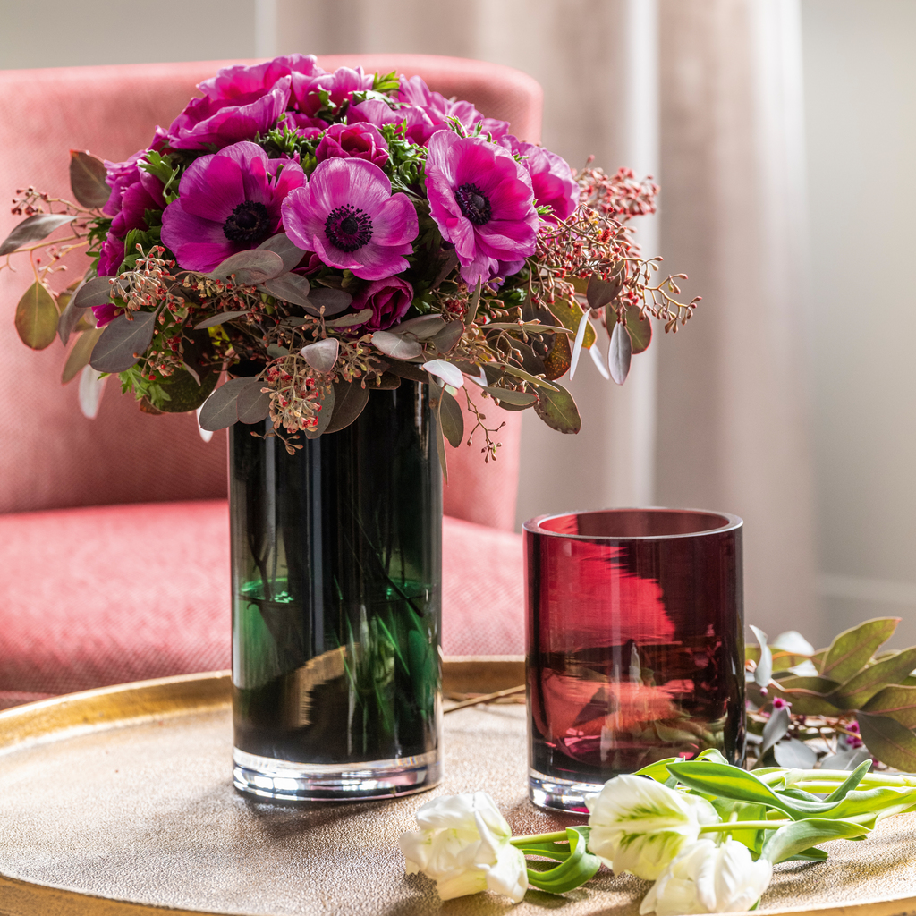 Vase Rondo 24 cm Grün - 3