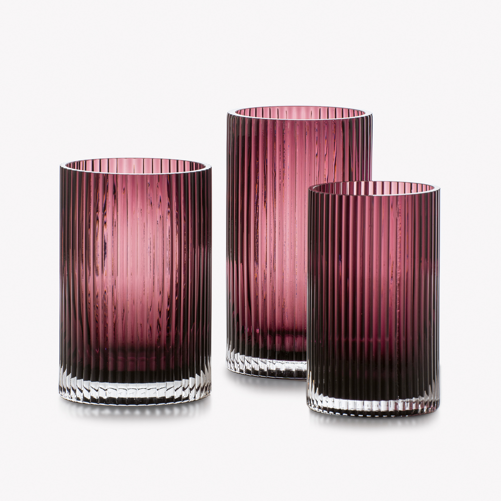 Vase Cannella 21 cm Weinrot