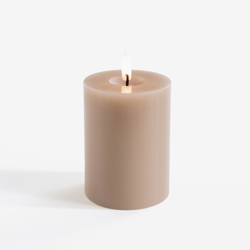 Ester & Erik LED Stumpenkerze Nougat Note 10 cm Ester & Erik LED Stumpenkerze Nougat Note 10 cm
