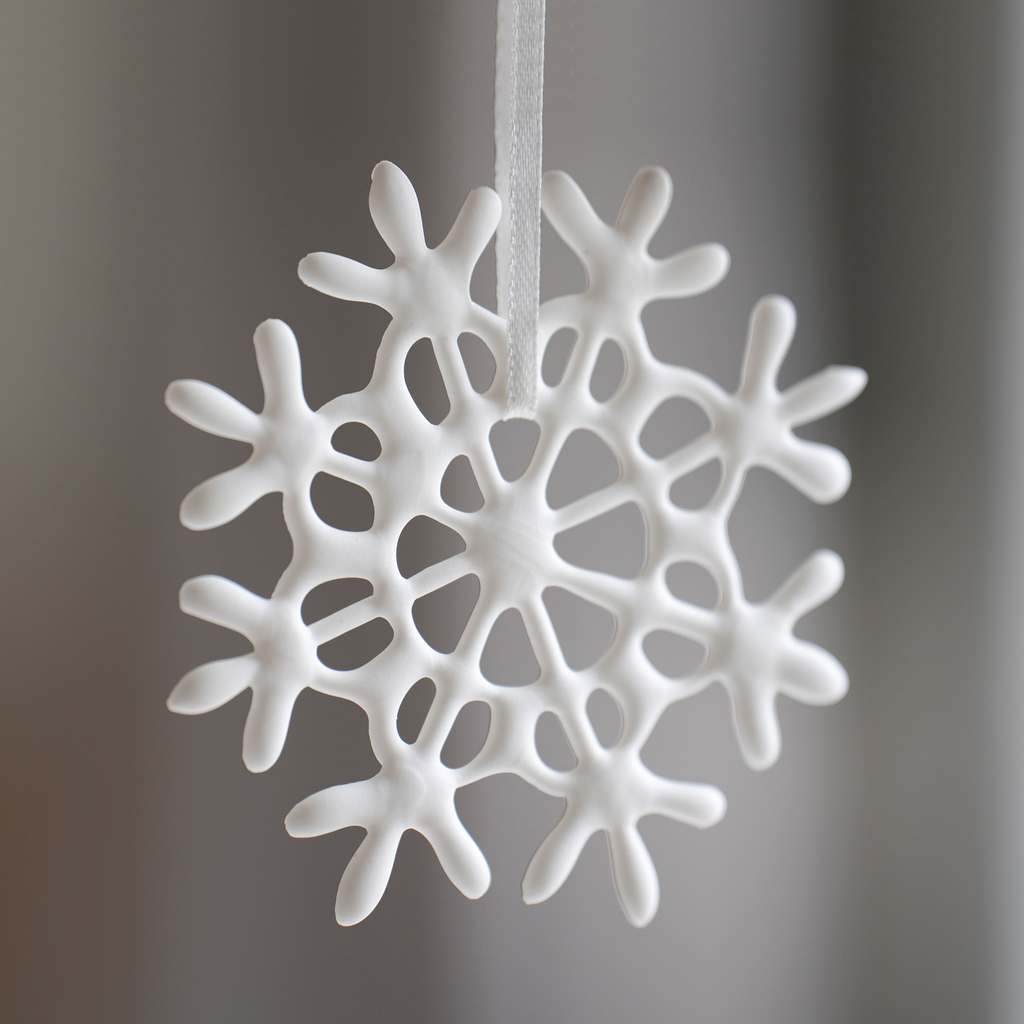 Silke Decker X Torquato Baumanhänger Schneeflocken (3 Stück) - 2 Silke Decker X Torquato Baumanhänger Schneeflocken (3 Stück) - 2