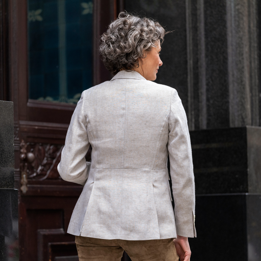 Risby & Leckonfield Damenblazer Beige Gr. 42 - 2