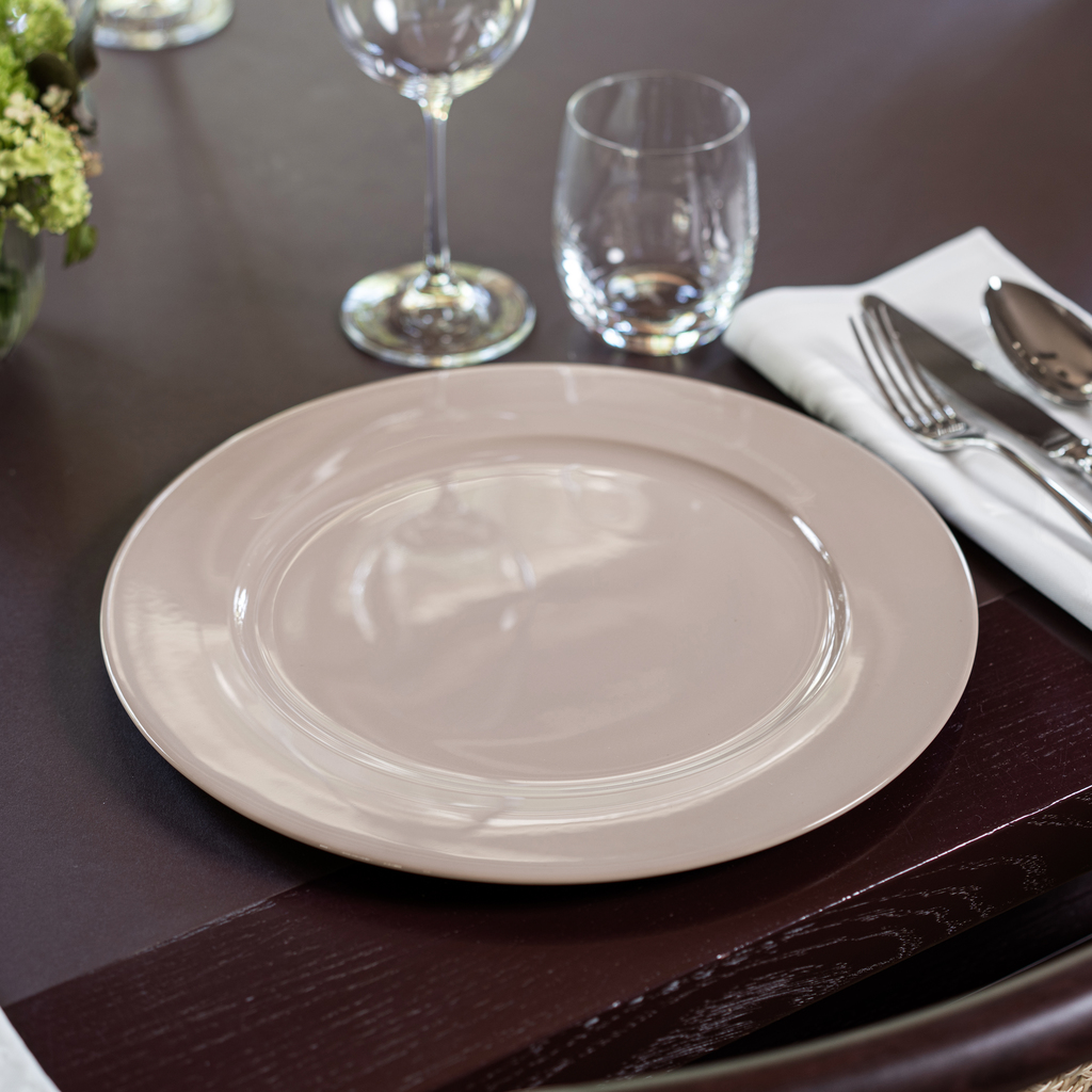 Platzteller Fine Bone China Altrosa