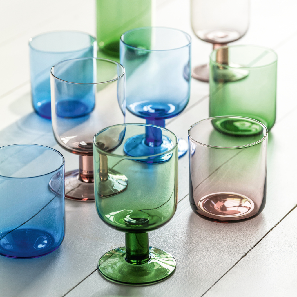 Trinkbecher Liscio Blau 4er-Set