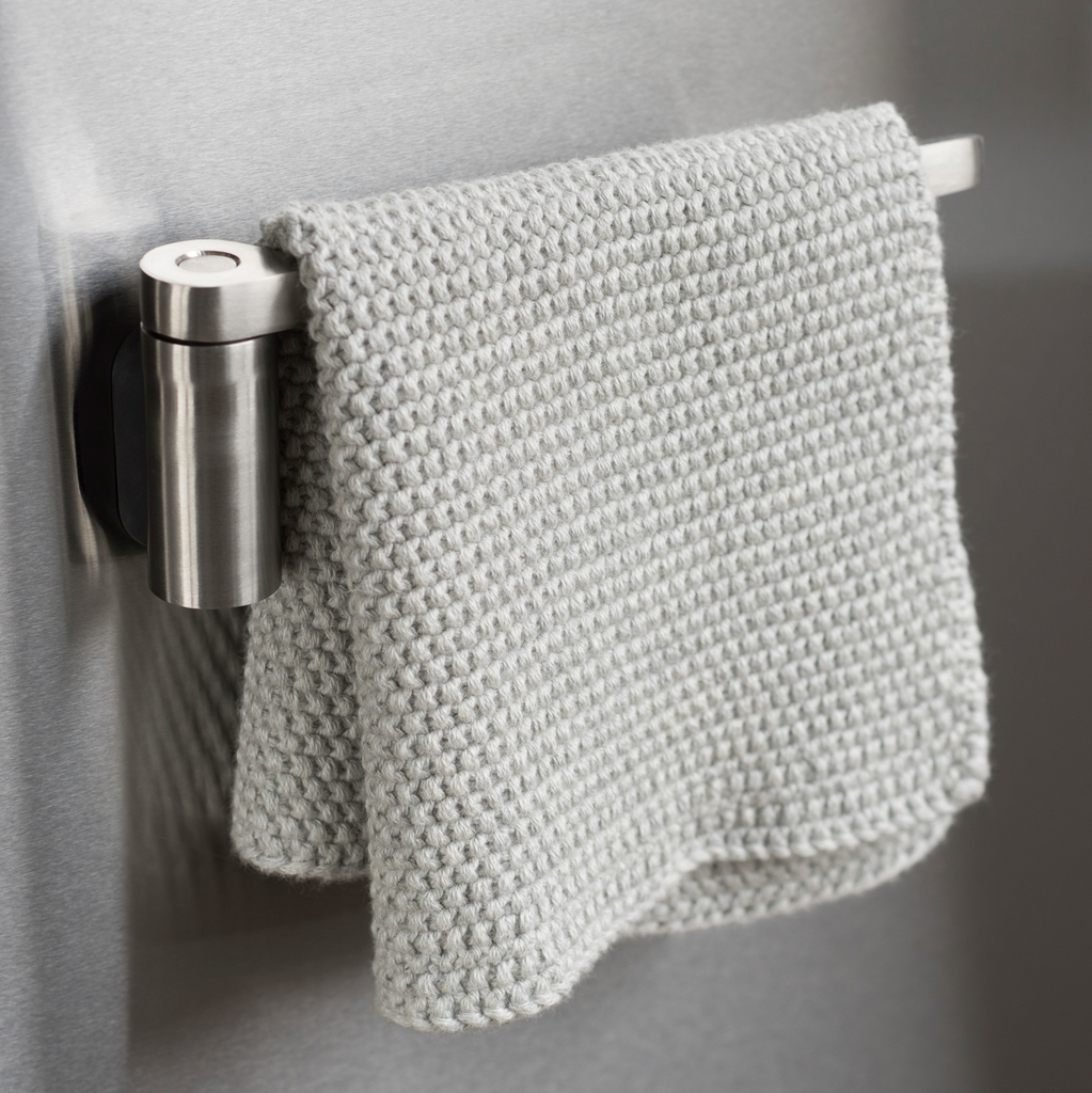 Gestrickte Wischtücher Blaumeliert - 4 Gestrickte Wischtücher Blaumeliert - 4