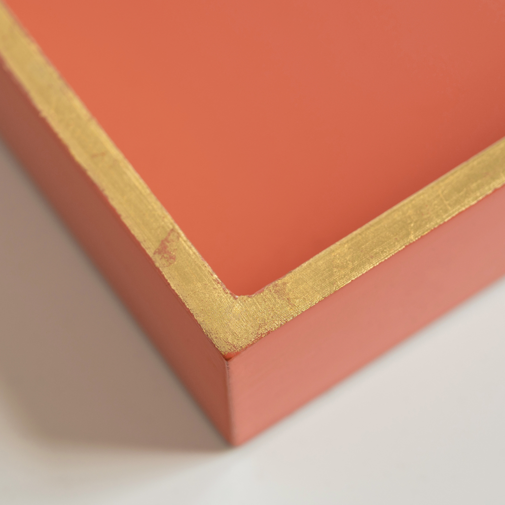 Lacktablett Shimura Lachsrot - 5 Lacktablett Shimura Lachsrot - 5