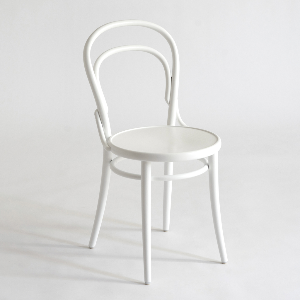 Der Bistro-Stuhl weiß Der Bistro-Stuhl weiß