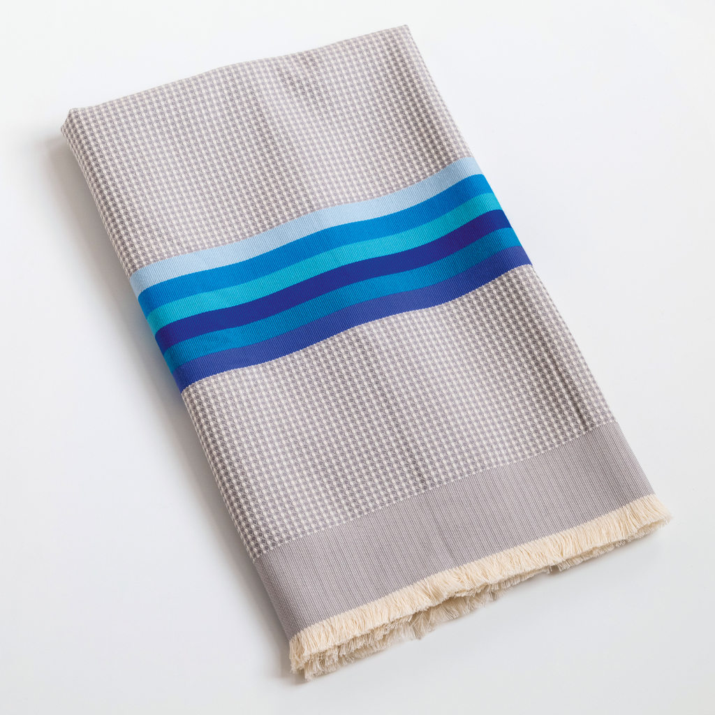 Tissage de Luz Badetuch Gris-ciel Tissage de Luz Badetuch Gris-ciel