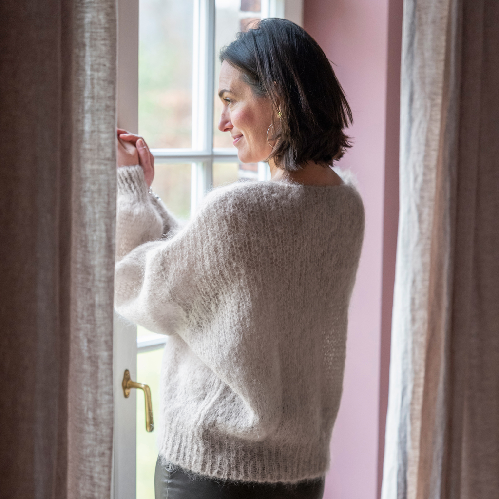 Americandreams Mohair-Pullover Milana Beige L - 2