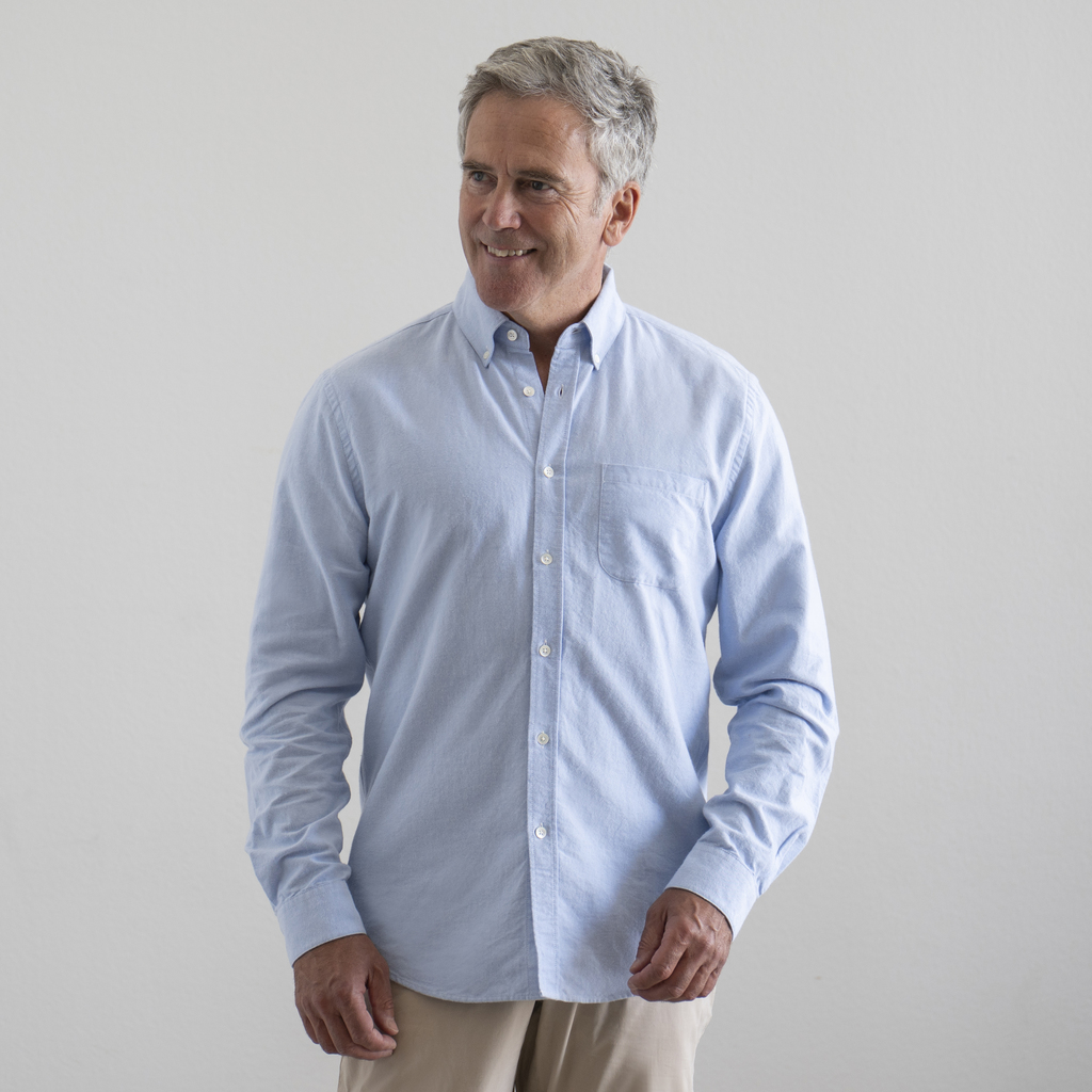 Portuguese Flanellhemd Hellblau Gr. S Portuguese Flanellhemd Hellblau Gr. S