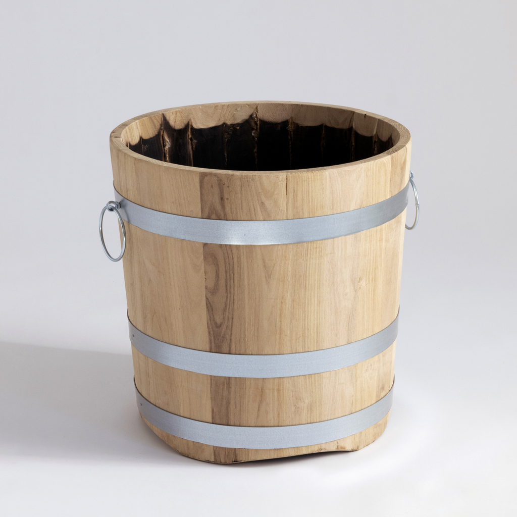 Küfer-Blumenkübel 50x50 cm Küfer-Blumenkübel 50x50 cm