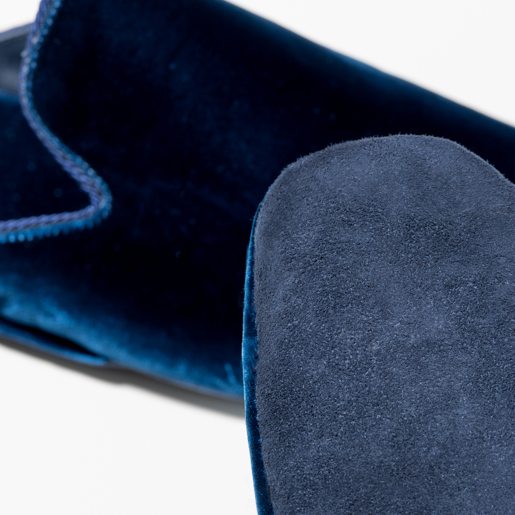 Hoomie Samtslipper Château Herren Blue Gr. 45 - 3 Hoomie Samtslipper Château Herren Blue Gr. 45 - 3