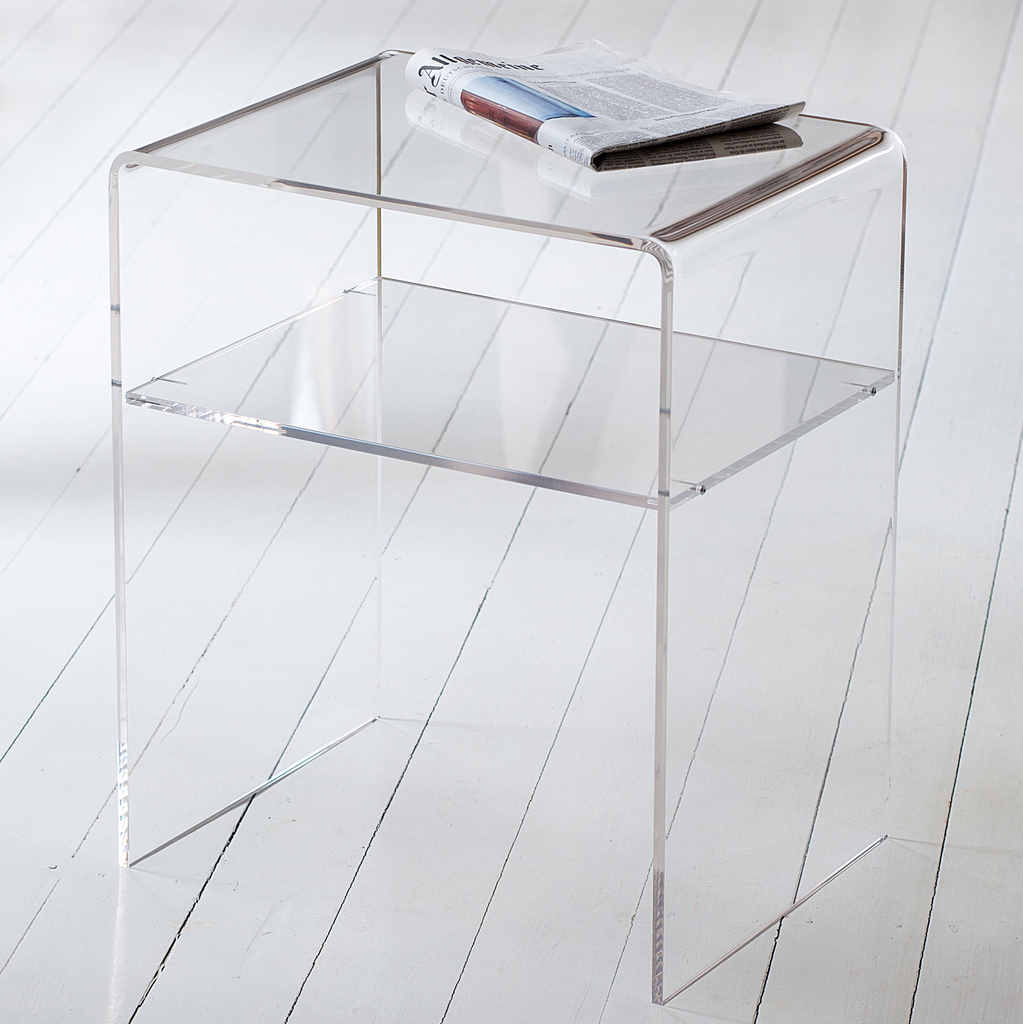 Acryl-Beistelltisch Klar 60 cm Acryl-Beistelltisch Klar 60 cm