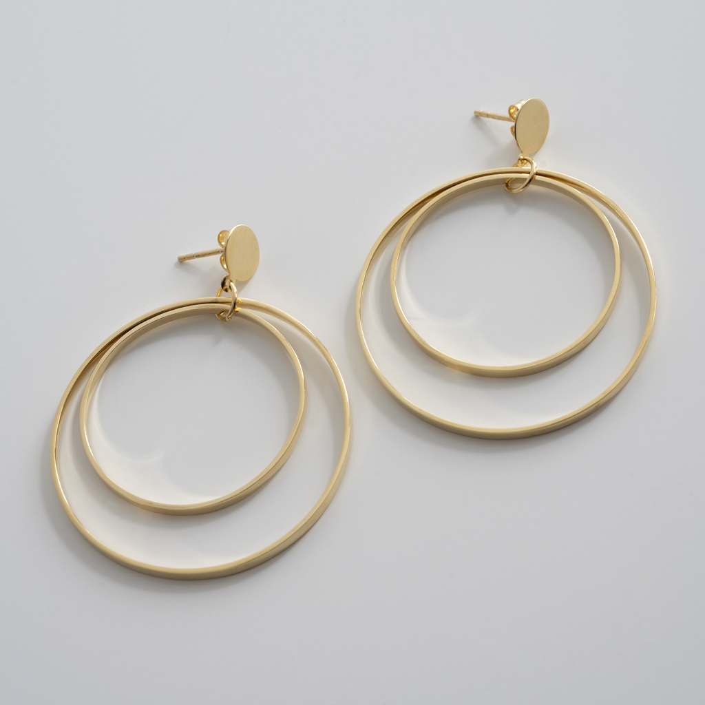 Marjana von Berlepsch Ohrringe Dian Silber vergoldet Marjana von Berlepsch Ohrringe Dian Silber vergoldet