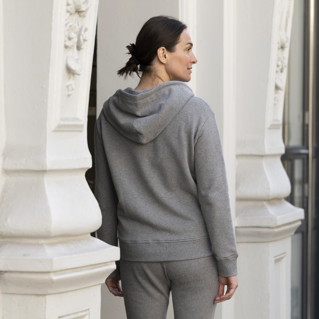 Sunday in Bed X Torquato Hoodie Drew Grau Melange M - 2