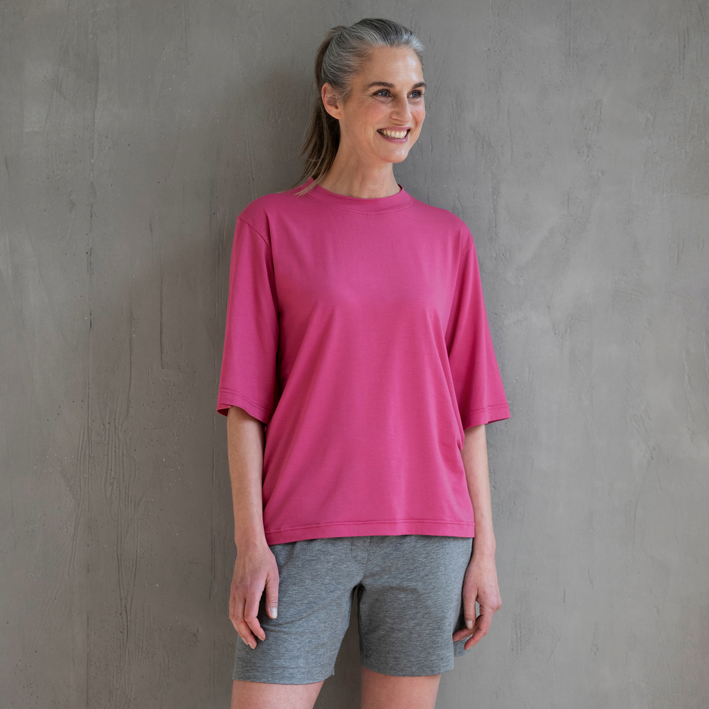 Sunday in Bed X Torquato Shirt Ilona Fuchsia S - 5